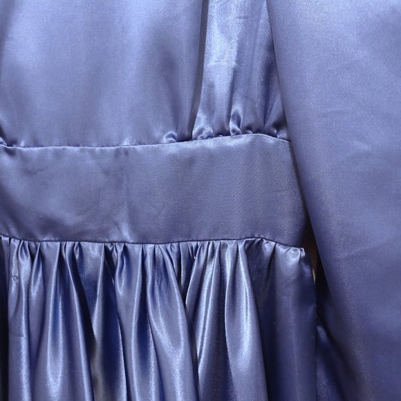 Vintage Formal Gown - circa 1980s - Royal Blue - Picture 6 of 11